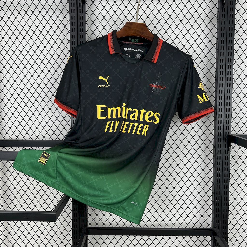 24-25 AC Milan Fourth Black Shirt Football