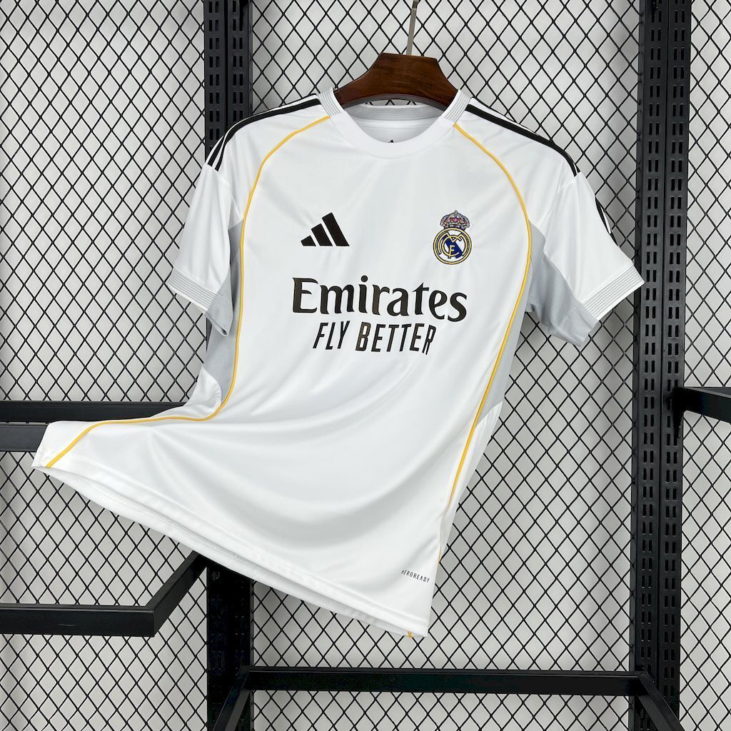 25-26 Real Madrid Home Kit Football T-Shirt