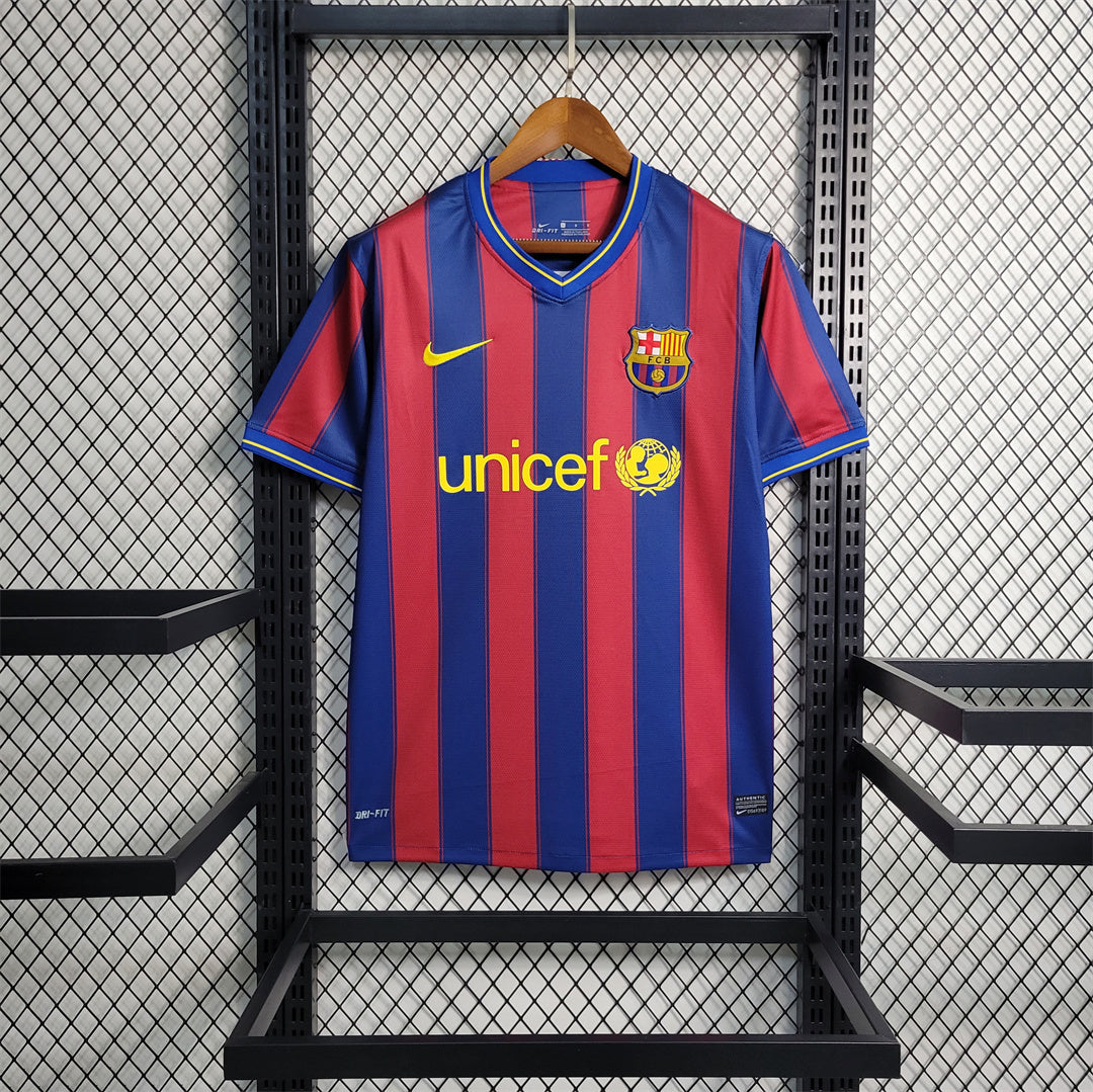 2009-2010 Barcelona Home Retro Kit